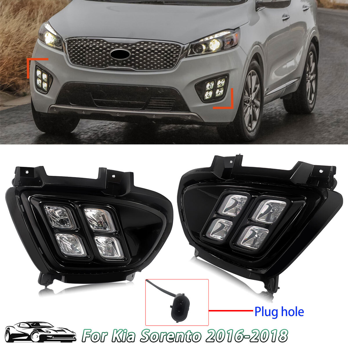 Headlamp and Fog Lamp Kit | KIA SORENTO 2018 Headlamp and Fog Lamp Kit | KIA SORENTO 2018