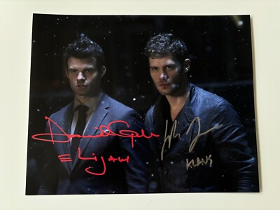 DANIEL GILLIES & JOSEPH MORGAN In-Person signed Autogramm 20x25 Vampire Diaries