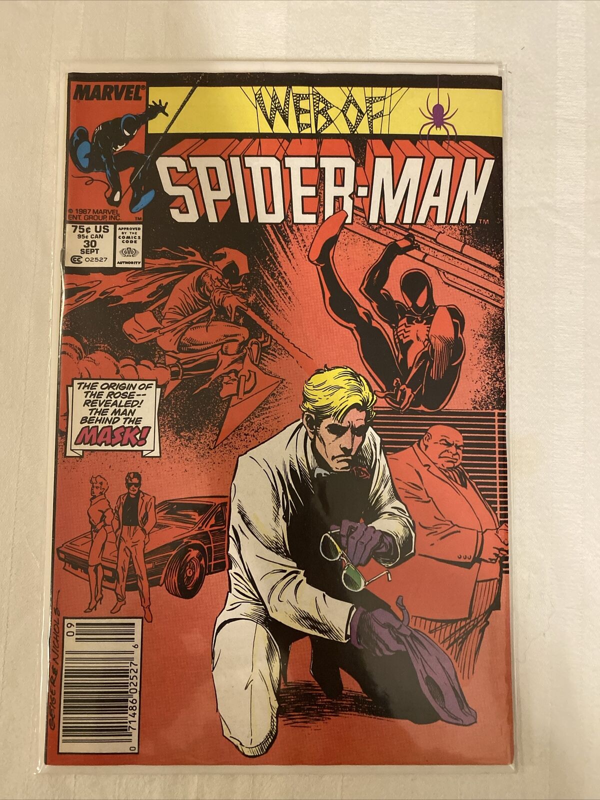 Web Of Spider-Man 30 newsstand Marvel Comics 1987
