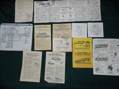 Lionel Instruction Sheets and Old Repair CD's | eBay