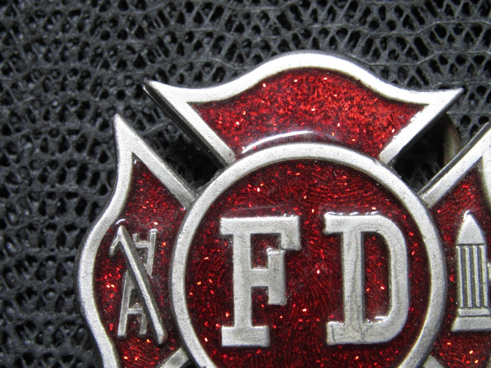 FIRE DEPARTMENT LOGO CUT OUT BELT BUCKLE! VINTAGE! RA… - Gem
