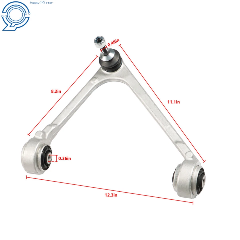 Brazos de control con par de rótulas 2 superiores delanteros para Lincoln LS Thunderbird XJ8 XJR Foto 3 de 4