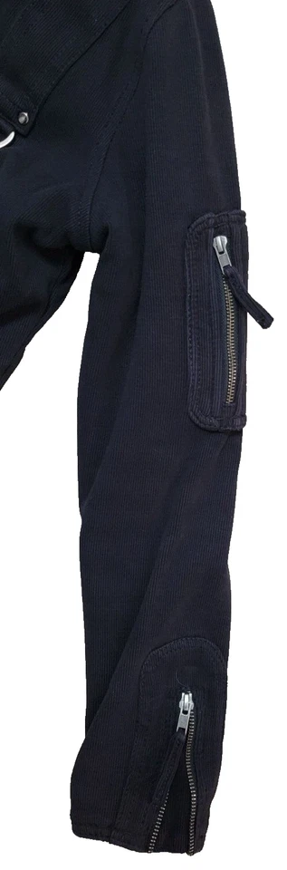 Walla Enterprises Rave Jacket for Men Med Rock the Playa Rivets & Metals Black - Image 3 of 4