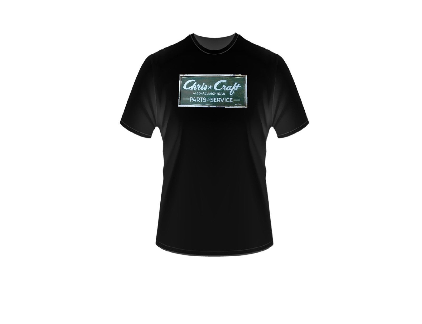 Chris Craft Black T-Shirts