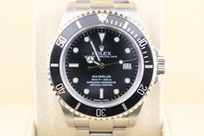 2000 Rolex Sea-Dweller 16600 Black Dial SS Oyster With Papers 40mm 2