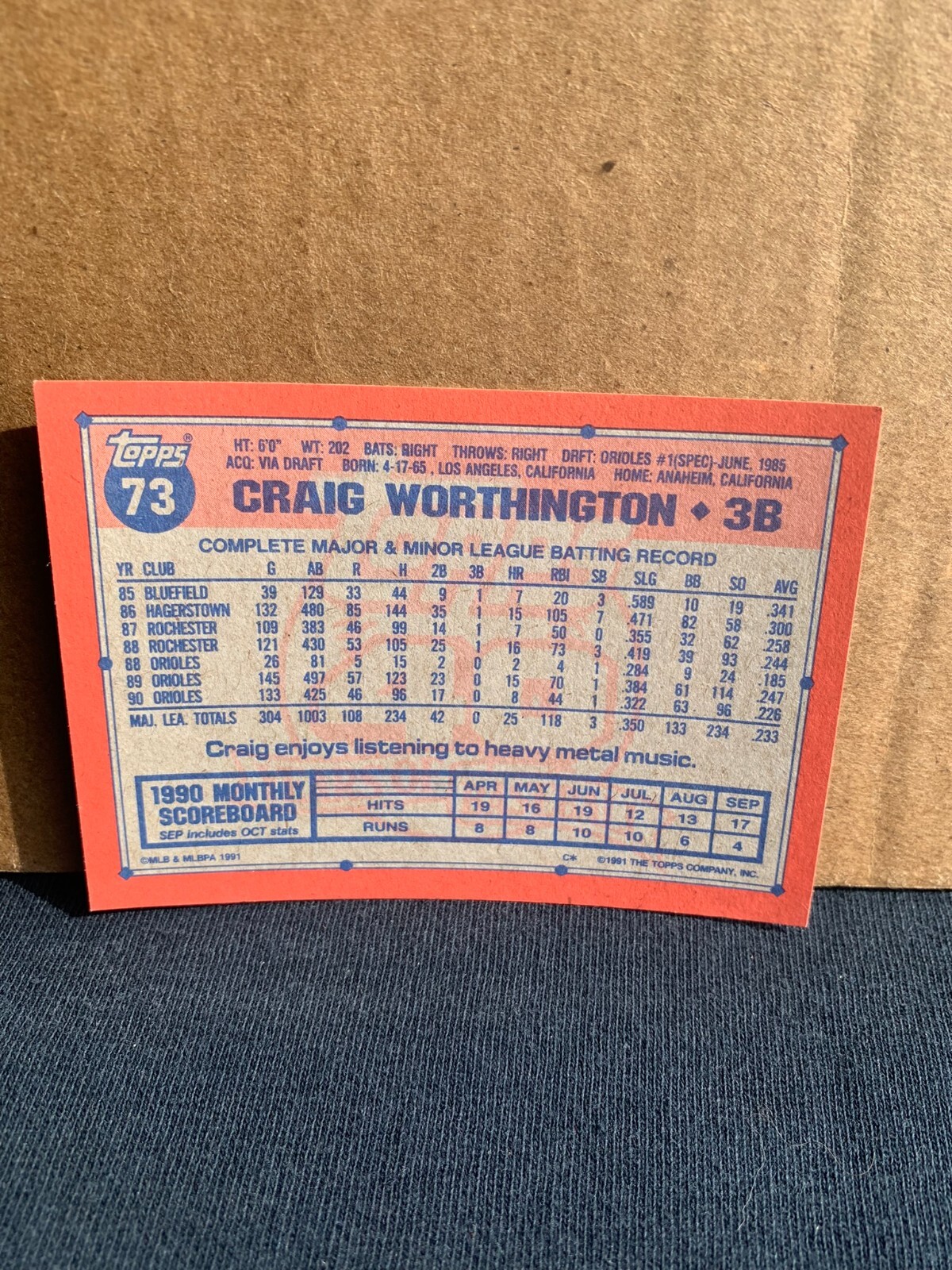Most Expensive 1991 Topps Baseball Card - cumnjku