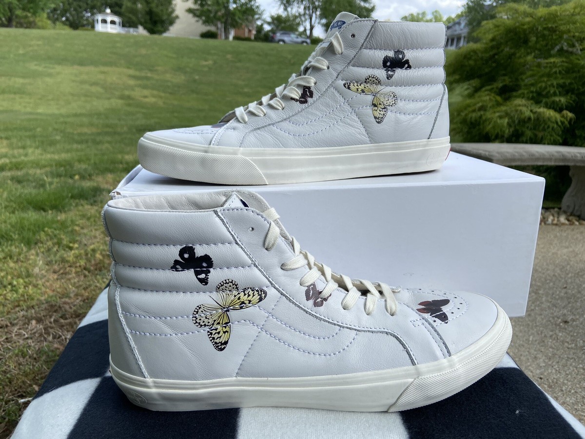 Sz 11 VANS Sk8-Hi Reissue VLT LX x Damien Hirst Butterfly  display picture 2