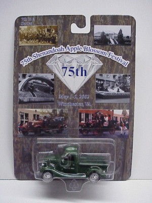 75th Shenandoah Apple Blossom Festival Ford green pickup truck