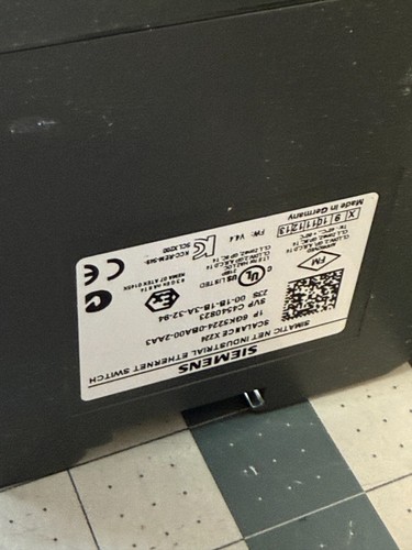 Siemens 6GK5224-0BA00-2AA3 Scalance X224 Managed Network Switch - Picture 2 of 2