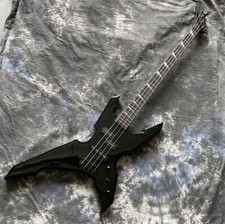 Factory 4 String Black Electric Bass Guitar Black Part Basswood Body Maple Neck