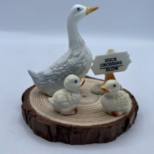 Juego de patos y patitos de porcelana vintage (5 piezas) (miniaturas) ¡Linio!