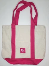T-MOBILE Mini Canvas Tote Bag NEW Pink