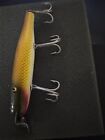Creek Chub 704 Golden Shiner Wood Lure Glass Eyes Pikie Minnow