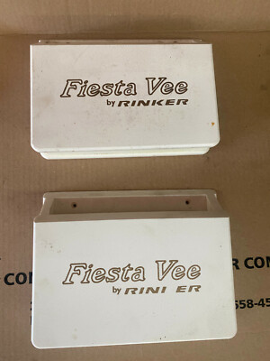 1996 Rinker Fiesta Vee 265 Boat Map Plastic Storage Panels Bins (PAIR) 