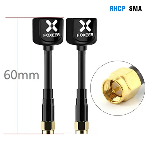 FOXEER FPV Antenna 2pcs Lollipop 4 V4 High Gain Omni Antenna 5.8G 2.6dBi Stubby - Picture 20 of 35