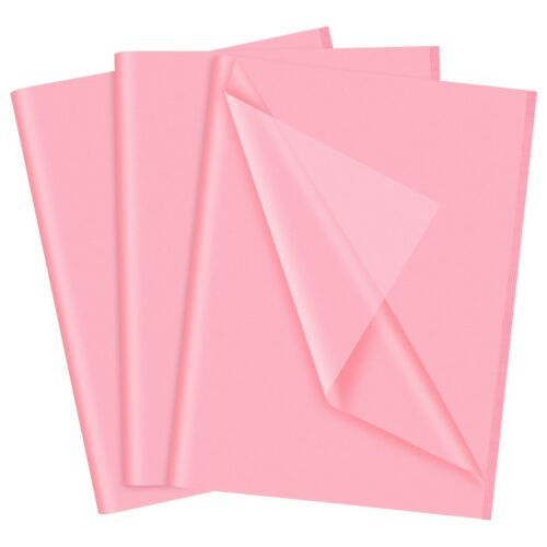 Pink Tissue Paper for Gift Bags 60 Sheets Pink Wrapping Tissue Paper Bulk 14 ...