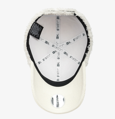 New Era GOLF WoMen Mink Fleece Pom Pom Long Visor