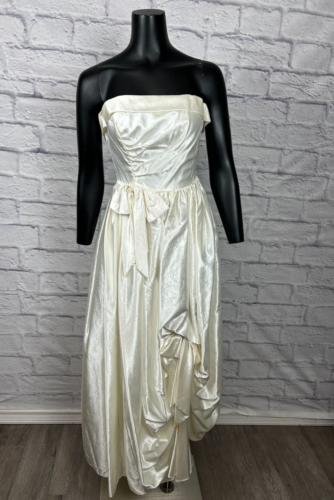 Robe costume de demoiselle d'honneur film de bal TD4 par Electra taille 7/8 vintage années 90 - Photo 1 sur 8