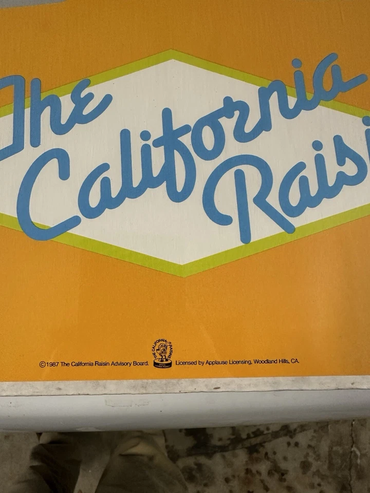California Raisins Band Poster Vintage 1987 - Image 3 of 4
