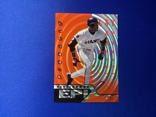 Barry Bonds #E22 - 1997 Pinnacle Baseball - Epix Play Orange (Giants)