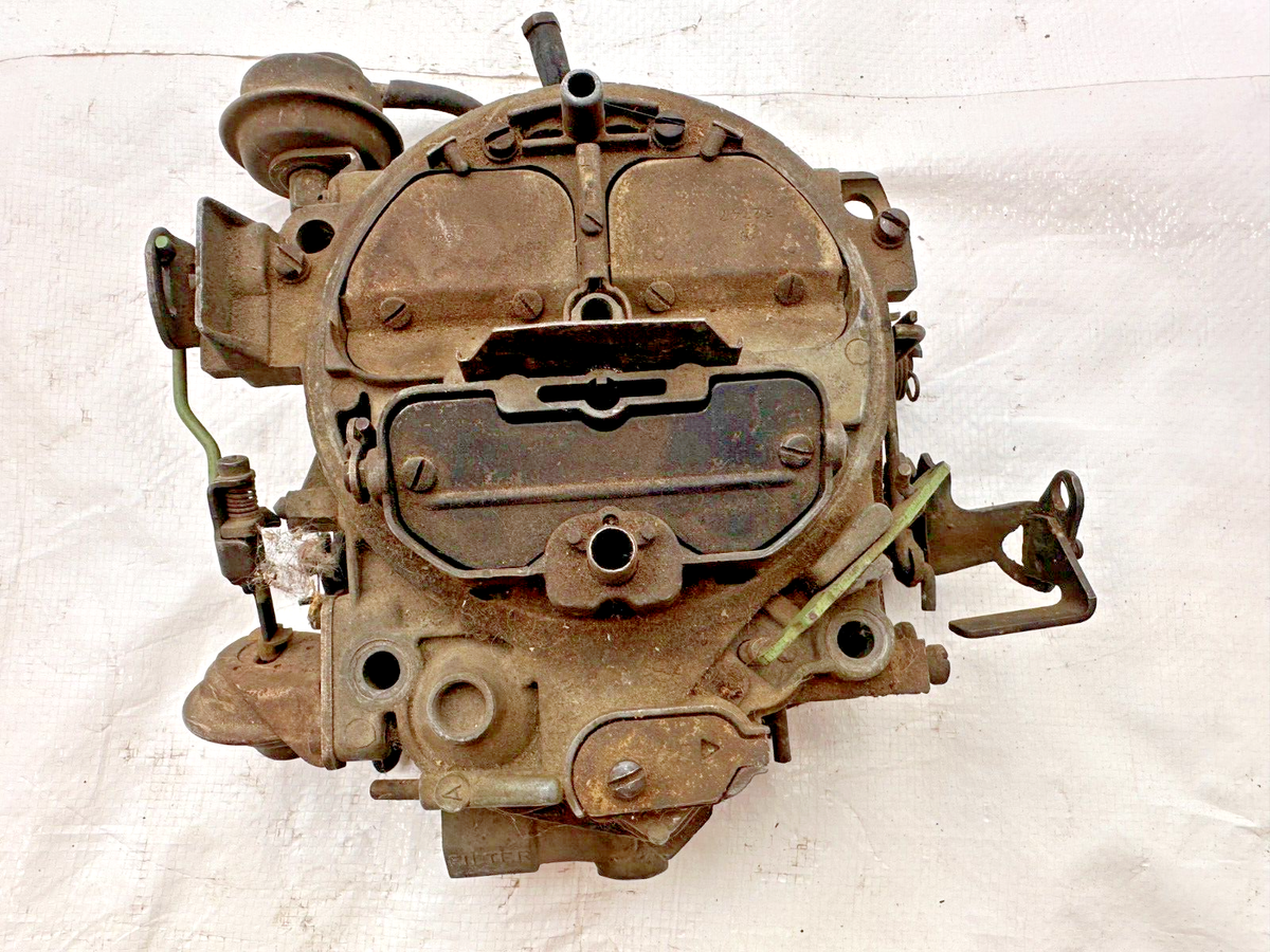1977 Cadillac 425 Engine Quadrajet Rochester Carburetor Carb