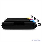 5x Eurotone Éco Toner Remplace Kyocera TK-500C TK-500K TK-500M TK-50