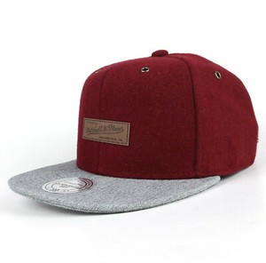 Mitchell /& Ness Basecap Snapback Brand Logo Stick grau schwarz