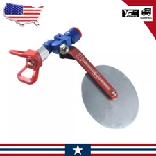 7/8"Airless Paint Sprayer Tip Extension Pole+7/8" Spray Gun Guide Accessory Kit