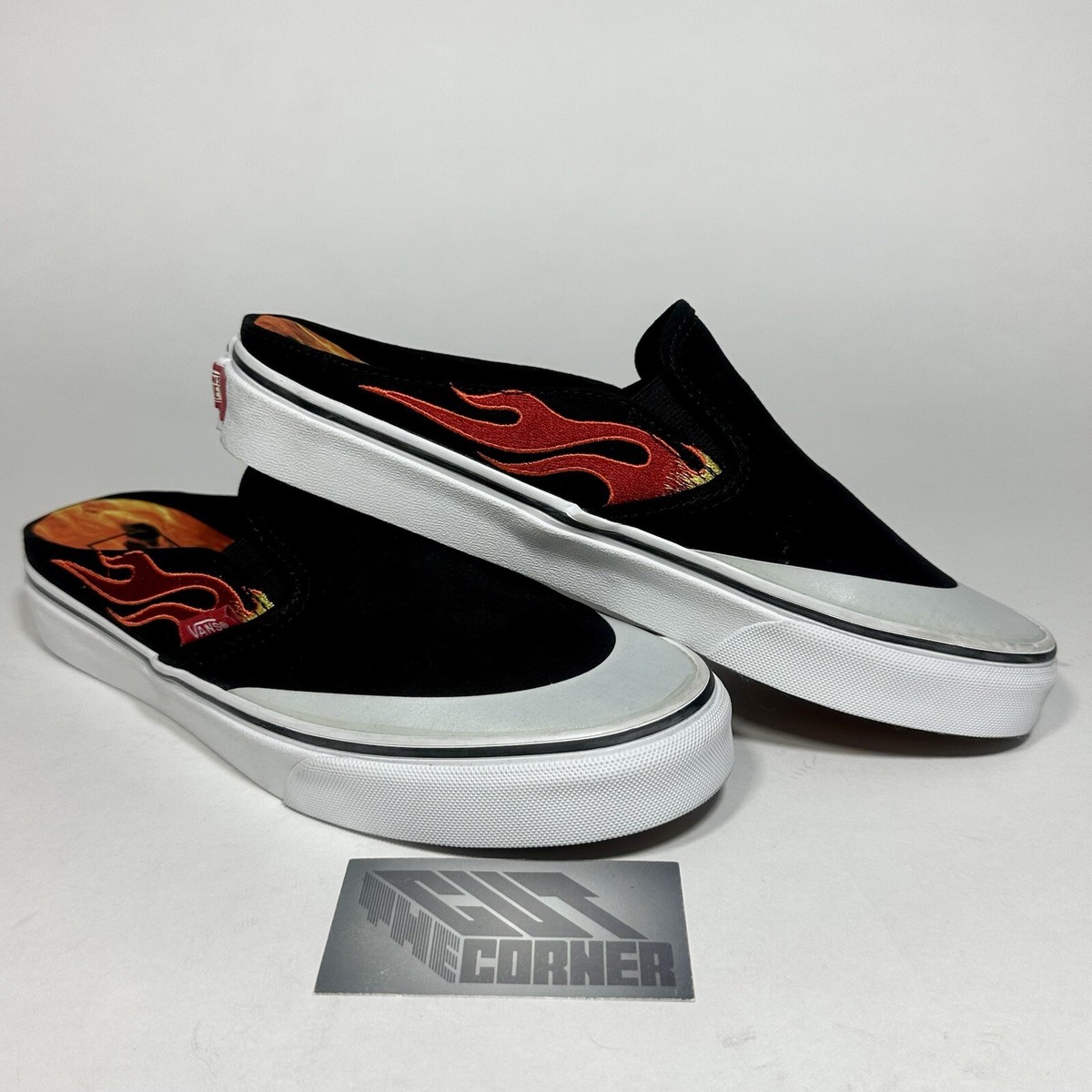 Vans x A$AP Worldwide Rocky Classic Slip-On Mule Blk Orng Flame