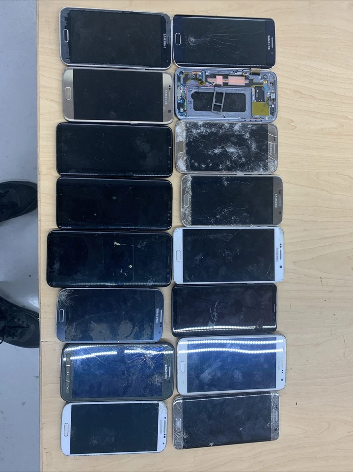 Lot Of 16 Samsungs Mixed Lot S5, S6, S7, S8, S8 Plus, - Image 2 of 2