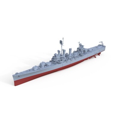 SSC1250514S 1/1250 Military Model Kit Argentina Nueve de Julio Cruiser Full Hull