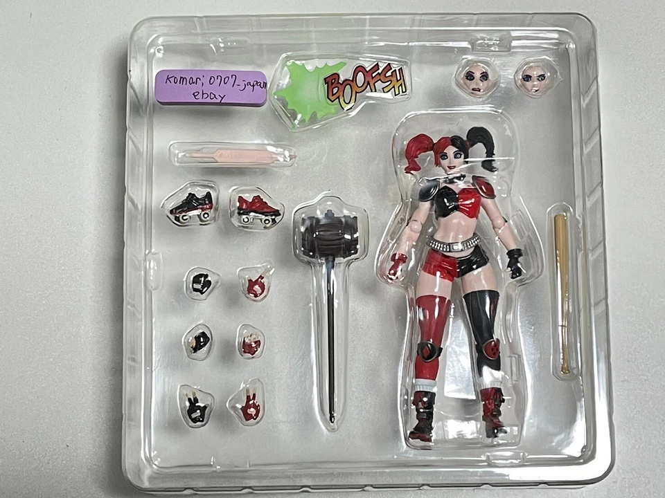 Boneco Kaiyodo Amazing Yamaguchi Harley Quinn 015 150mm - Imagem 2 de 4