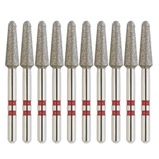 Diamond Burs Zirconia Adjustment Z856/025F Round End Taper Fine FG Friction Grip