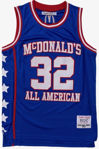 Earvin Magic Johnson Headgear Classics McDonalds All American High School Jersey - Picture 2 of 7