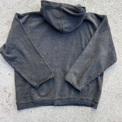 Vintage y2k TRASHED Element Skateboards Men's Hoodie Pullover L Distress Grunge - Picture 4 of 8