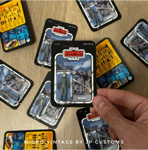 Star Wars Micro Vintage: AT-AT Commander [CARDED] (JP Customs)
