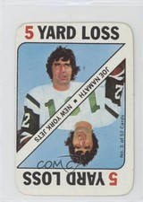 1971 Topps Game Cards Joe Namath #3 HOF 0w8