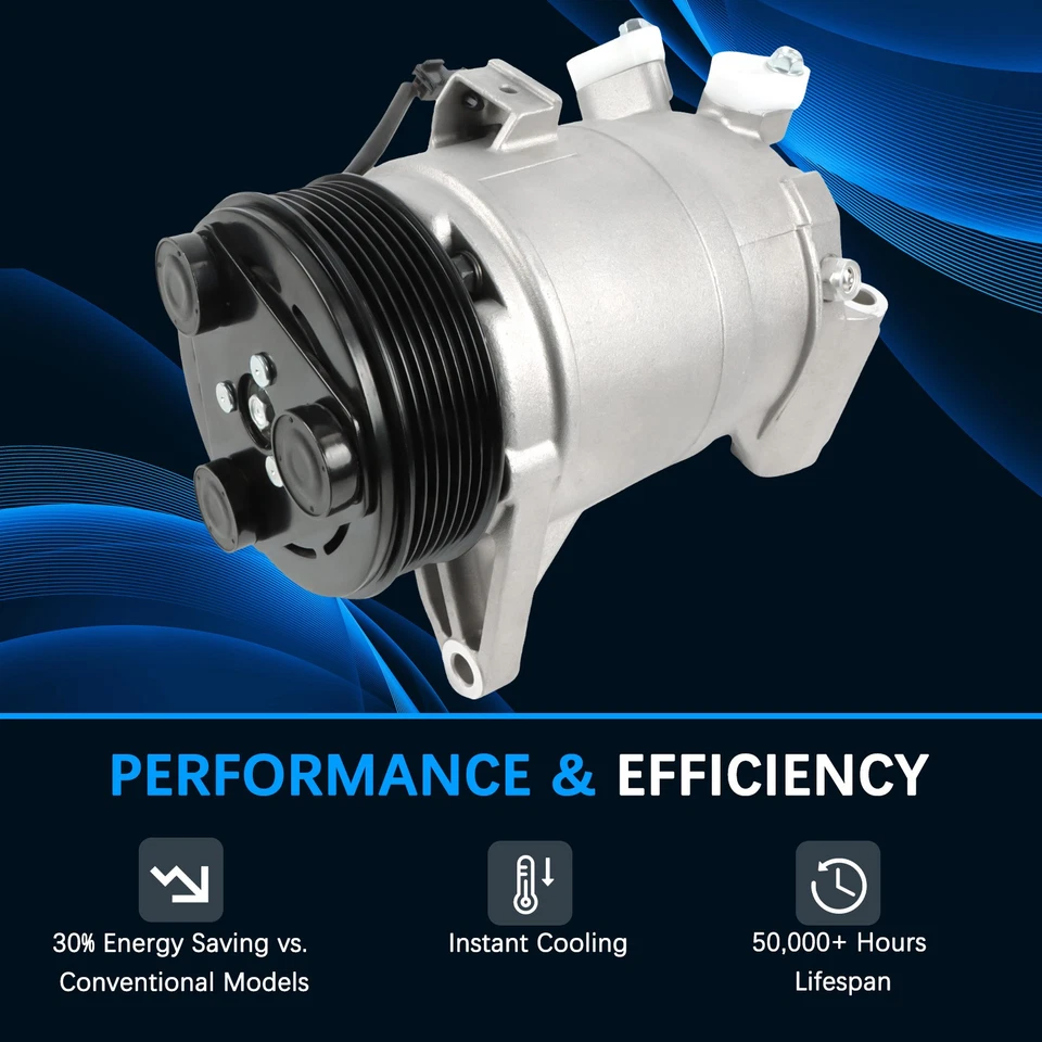 Compresor de aire acondicionado para Nissan Máxima 3,5 L 2009 2010-2013 Murano 2009-2014 11319C Foto 4 de 4