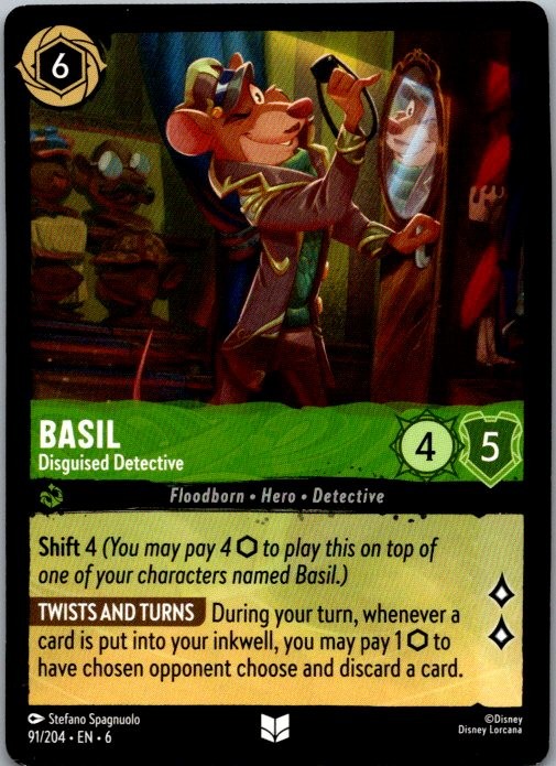 Basil - Disguised Detective Azurite Sea 91/204 NM