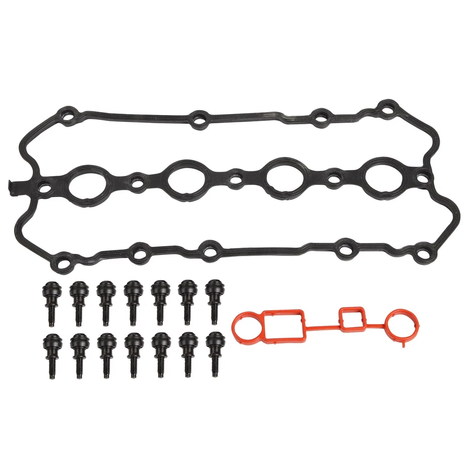 Engine Valve Cover w/ Gasket For 2006-2015 Volkswagen Passat Jetta Eos GTI 2.0L - Image 2 of 4