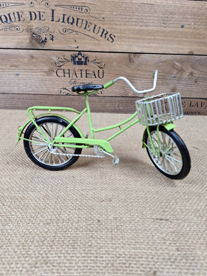 Deko Vintage Chopper Style Fahrrad mit Korb