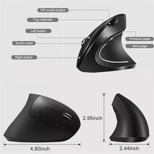 Comfort Wireless Dry Battery Mouse 2.4G Right Hand Mouse Distance