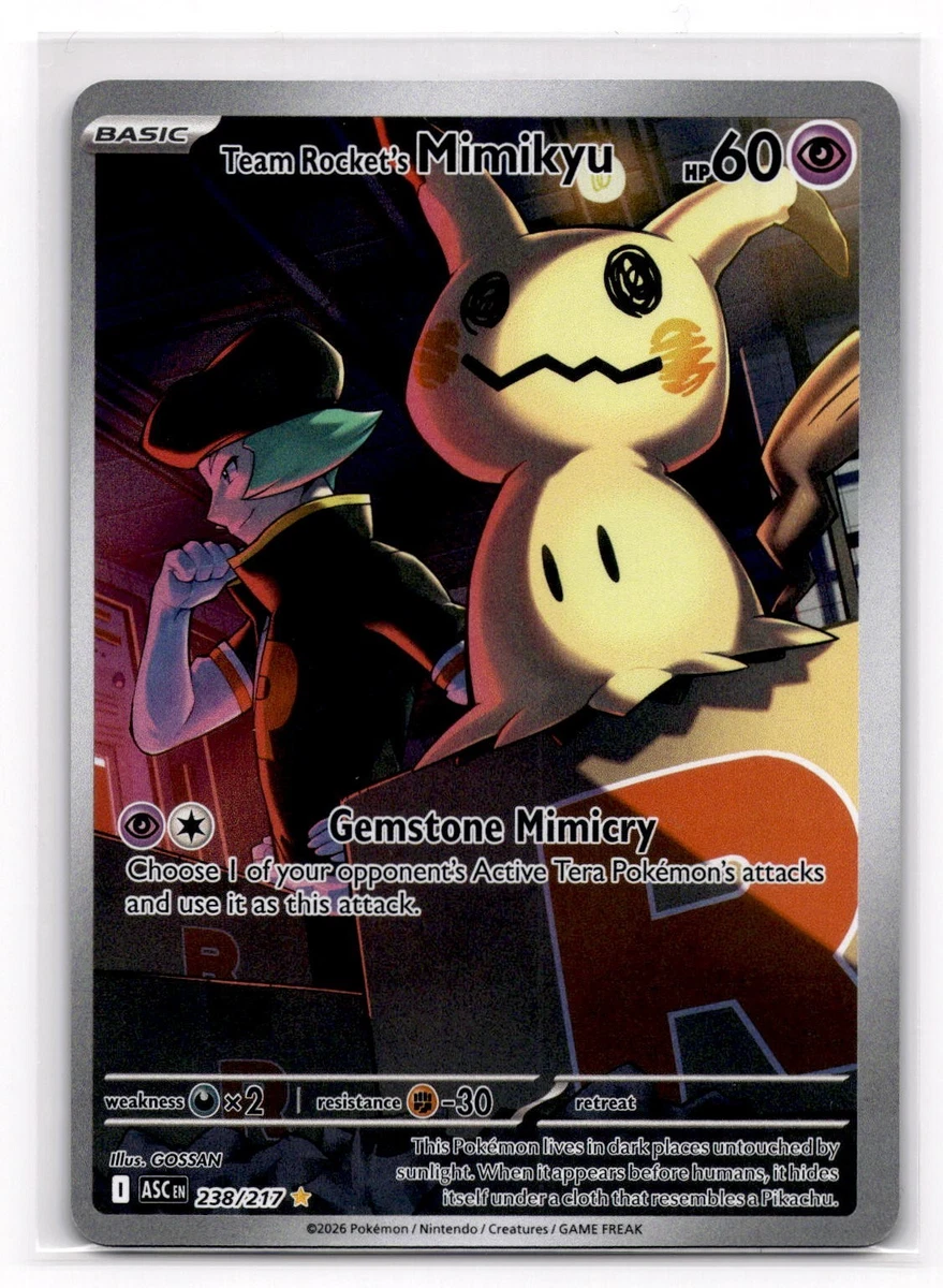 Preços baixos em Cartões TCG Team Rocket's Mimikyu Pokémon | eBay