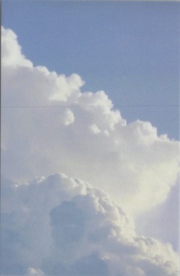 Blue Sky with Cumulus Clouds Image Card New Blank Back