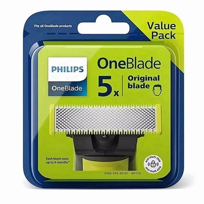 5x Original Philips OneBlade Ersatzklingen OneBlade und Pro Modelle QP250/50 DE~