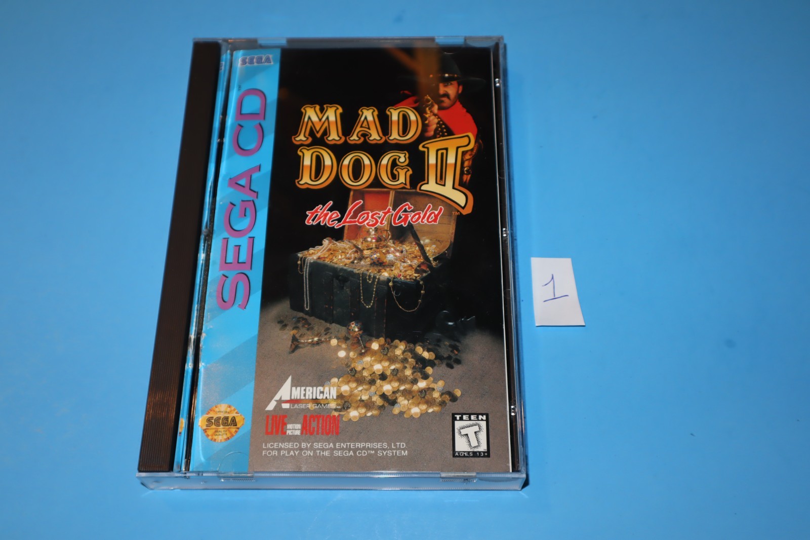 MAD DOG MCCREE 2 II: THE LOST GOLD FOR SEGA CD COMPLETE & TESTED WITH REG. CARD!