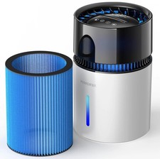 Mist-Free Portable Humidifier Evaporative 3L USB Power Touch Control/Leak Proof