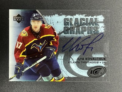2005-06 Upper Deck Ice Glacial Graphs Ilya Kovalchuk #GG-IK Auto