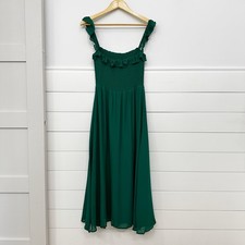 Women’s Reformation Siesta Dress In Serpentine Green Size Large L