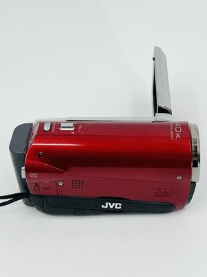 JVC Everio GZ-MS120RU Flash Media Camcorder Red UNTESTED AS-IS | eBay